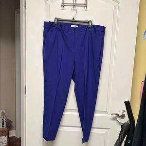 Liz Claiborne Purple Ankle Pants